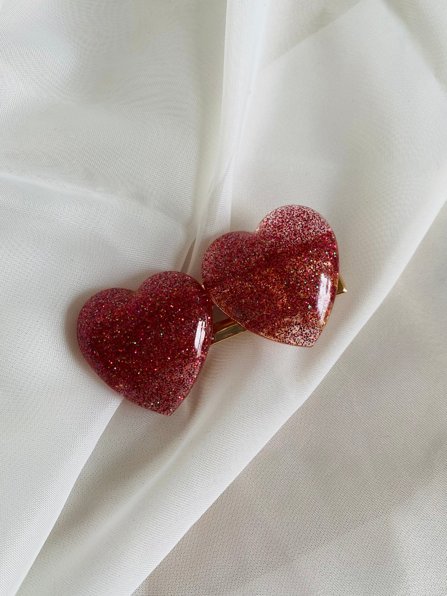 Glitter Heart Clip