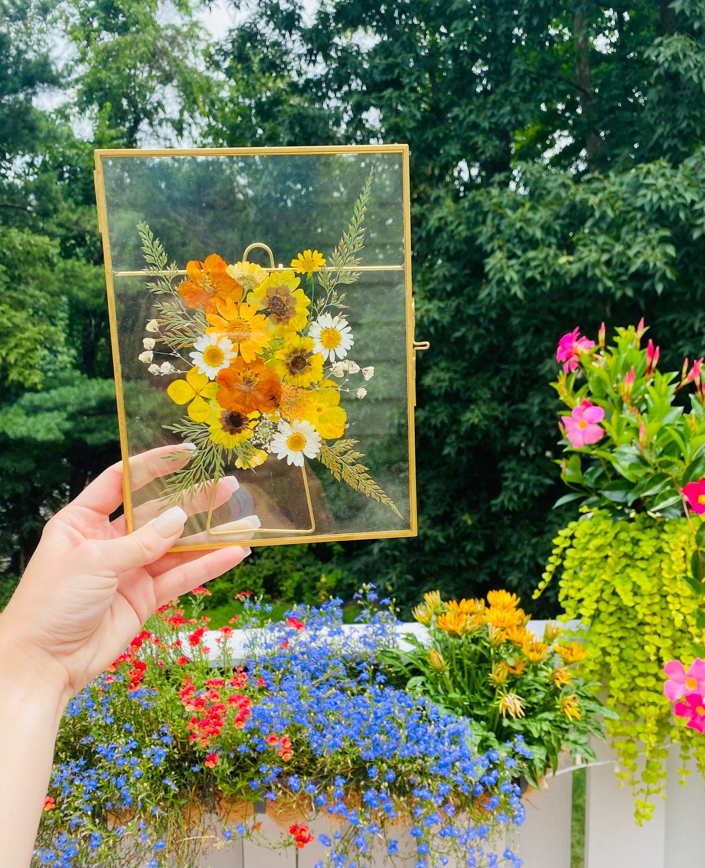 Custom Flower Frame