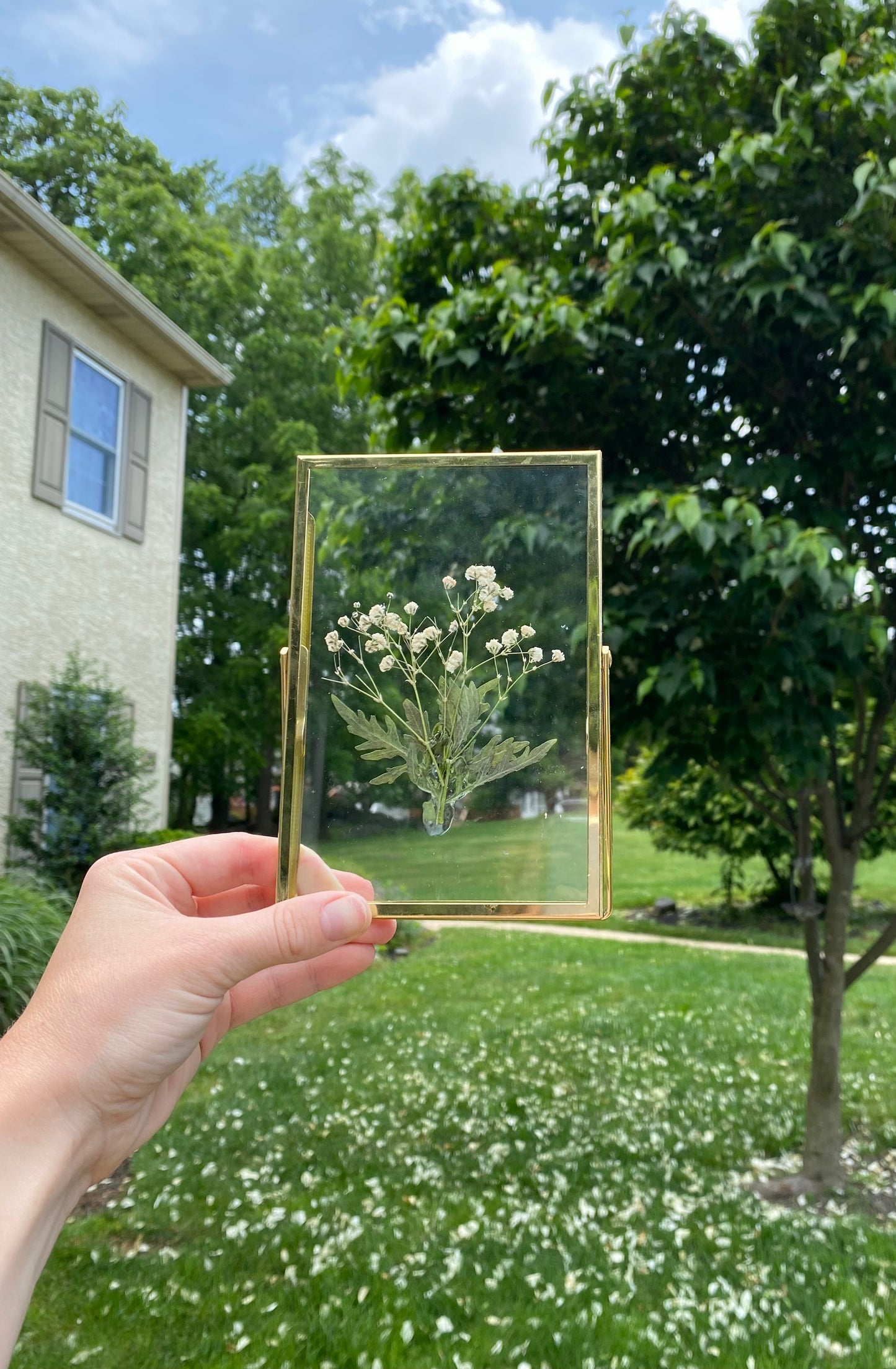 Custom Flower Frame