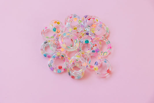 Smiley rings
